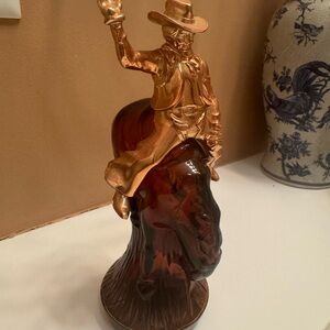 Vintage Avon Bucking Bronco Rodeo Bottle 1970s Collectible Aftershave Cologne